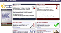 Desktop Screenshot of copyrightwitness.com